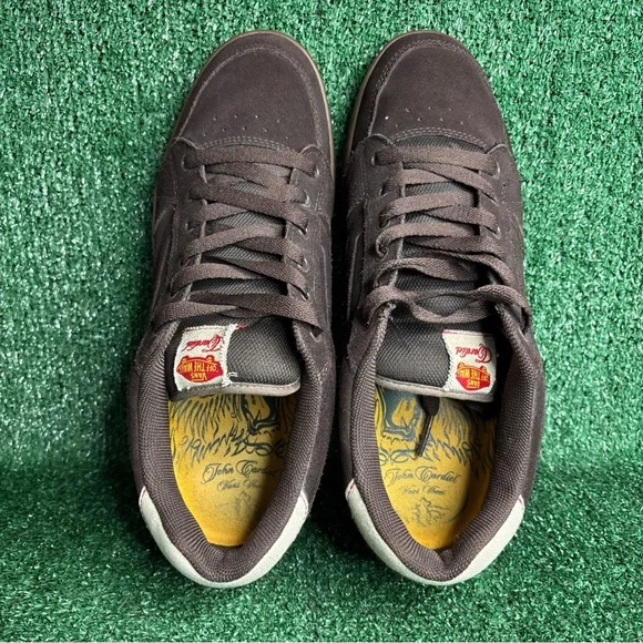 VANS Cardiel Anti Hero Estilo Quattro Brown Suede Old Skool Size 14 Vintage Y2K - Picture 5 of 12